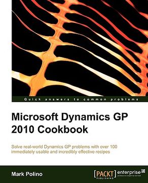 portada microsoft dynamics gp 2010 cookbook (en Inglés)