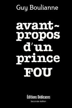 portada Avant-propos d'un prince fou (en Francés)