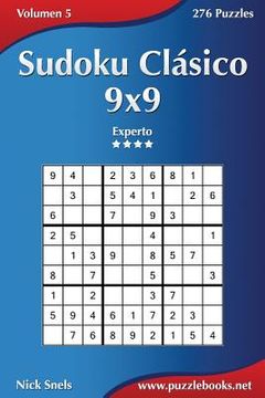portada Sudoku Clásico 9x9 - Experto - Volumen 5 - 276 Puzzles