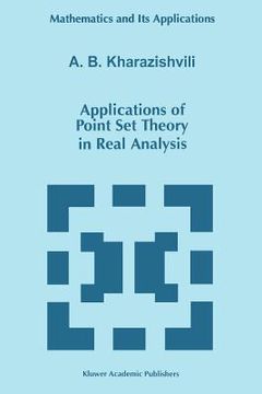 portada applications of point set theory in real analysis (en Inglés)