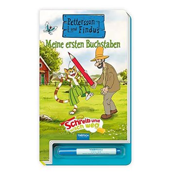 portada Schreib und Wisch weg "Pettersson & Findus": Buchstaben (in German)