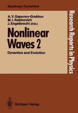 portada nonlinear waves: dynamics and evolution (en Inglés)