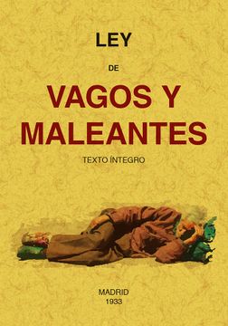 portada Ley de Vagos y Maleantes (in Spanish)