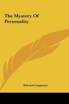 portada the mystery of personality the mystery of personality (en Inglés)