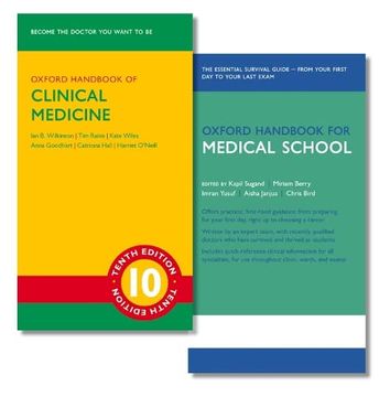 portada Oxford Handbook of Clinical Medicine and Oxford Handbook for Medical School 