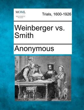 portada weinberger vs. smith (in English)