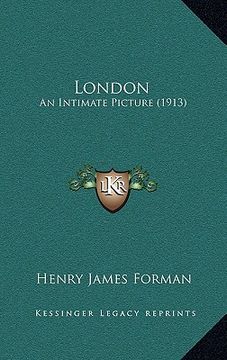 portada london: an intimate picture (1913)
