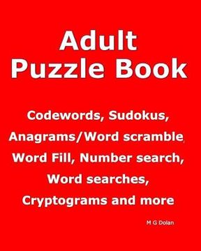 portada Adult Puzzle Book (en Inglés)