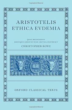 portada Aristotle's Eudemian Ethics (en Inglés)