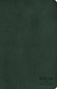 portada Nvi Biblia del Pescador Letra Grande, Verde Símil Piel