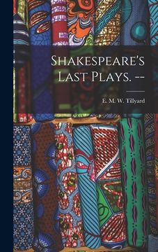 portada Shakespeare's Last Plays. -- (in English)