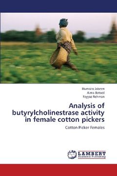 portada Analysis of Butyrylcholinestrase Activity in Female Cotton Pickers