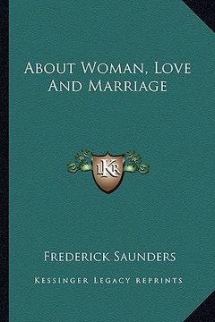 portada about woman, love and marriage (en Inglés)