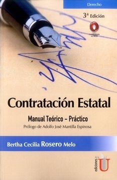 portada Contratación Estatal, Manual Teórico - Práctico. 3 ed. Compl. Web (in Spanish)
