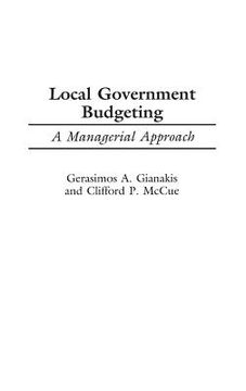 portada Local Government Budgeting: A Managerial Approach