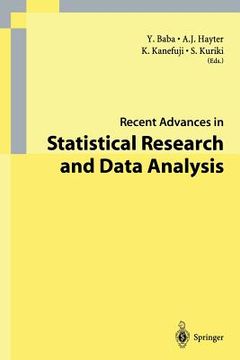portada recent advances in statistical research and data analysis (en Inglés)