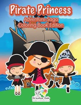 portada Pirate Princess : Adventure Saga Coloring Book Edition