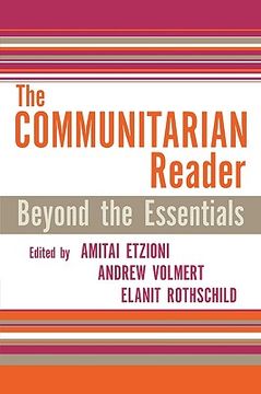 portada the communitarian reader: beyond the essentials (in English)