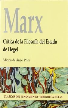 portada Critica de la Filosofia del Estado de Hegel