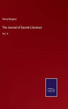 portada The Journal of Sacred Literature: Vol. X (in English)
