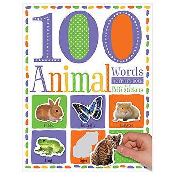 portada 100 Animal Words (100 First Sticker Activity Books)