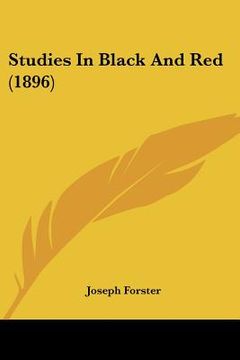 portada studies in black and red (1896) (en Inglés)