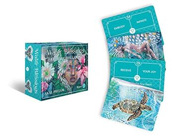 portada Water Blessings: (40 Full-Color Affirmation Cards) (in English)