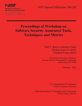 portada Proceedings of Workshop on Software Security Assurance Tools, Techniques, and Metrics