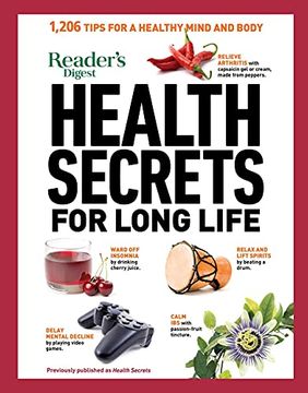 portada Reader'S Digest Health Secrets for Long Life: 1206 Tips for a Healthy Mind and Body (en Inglés)