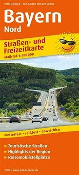 portada Bayern-Nord. Straßen- und Freizeitkarte 1: 200 000 (in German)