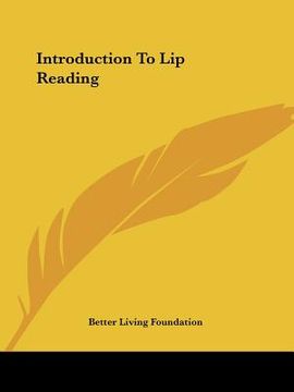 portada introduction to lip reading (in English)