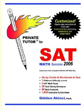 portada private tutor for sat math success 2006 (en Inglés)