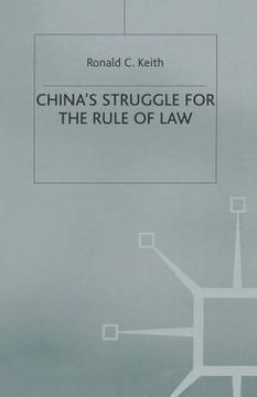 portada China's Struggle for the Rule of Law (en Inglés)
