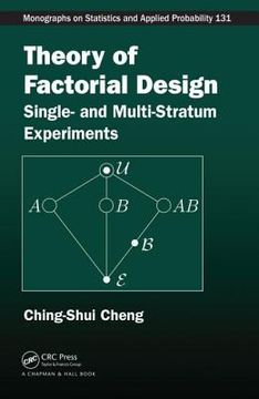 portada Theory of Factorial Design: Single- And Multi-Stratum Experiments (en Inglés)