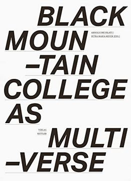 portada Black Mountain College as Multiverse (in English)