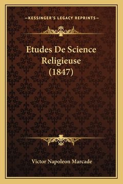 portada Etudes De Science Religieuse (1847) (en Francés)