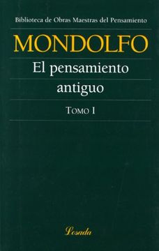 portada Pensamiento Antiguo. Vol. 1 (in Spanish)