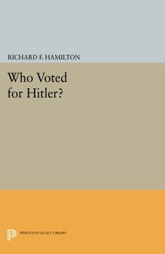 portada Who Voted for Hitler? (Princeton Legacy Library) (en Inglés)