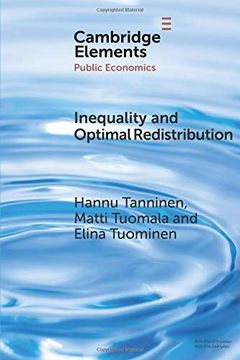 portada Inequality and Optimal Redistribution (Elements in Public Economics) (en Inglés)