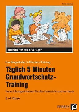 portada Täglich 5 Minuten Grundwortschatz-Training - 3. /4. Klasse (in German)
