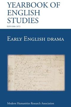 portada Early English Drama (Yearbook of English Studies (43) 2013) (en Inglés)