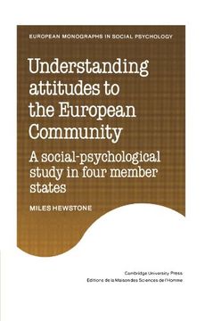 portada Understanding Attitudes to the European Community Paperback (European Monographs in Social Psychology) (en Inglés)