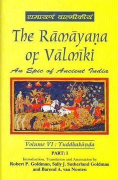 portada The Ramayana of Valmiki: V. VI: Vol. 6: Yuddhakanda in 2 Parts (en Inglés)