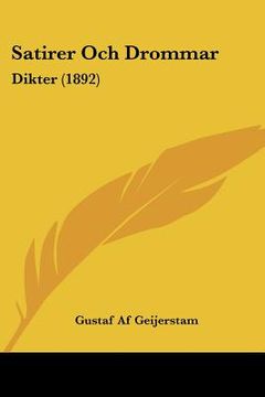 portada satirer och drommar: dikter (1892) (in English)