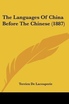 portada the languages of china before the chinese (1887) (in English)