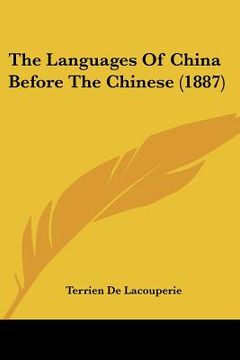 portada the languages of china before the chinese (1887) (en Inglés)