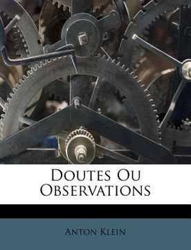 portada Doutes Ou Observations (en Francés)