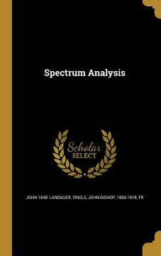 portada Spectrum Analysis (en Inglés)