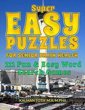 portada Super Easy Puzzles for Senior Brain Health: 111 fun & Easy Word Search Games 