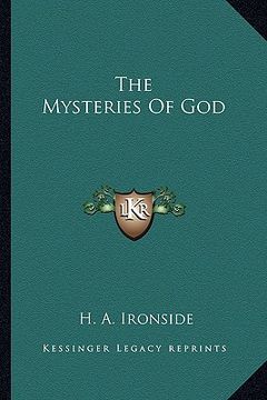 portada the mysteries of god